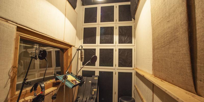 After - Vocal booth