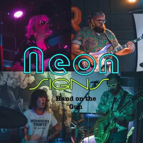 Neon Signs - Hand on the Gun