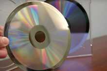an example of a glass master used in disc manufacturing