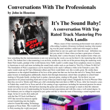 It’s The Sound Baby!